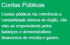 Transparência - Contas Públicas