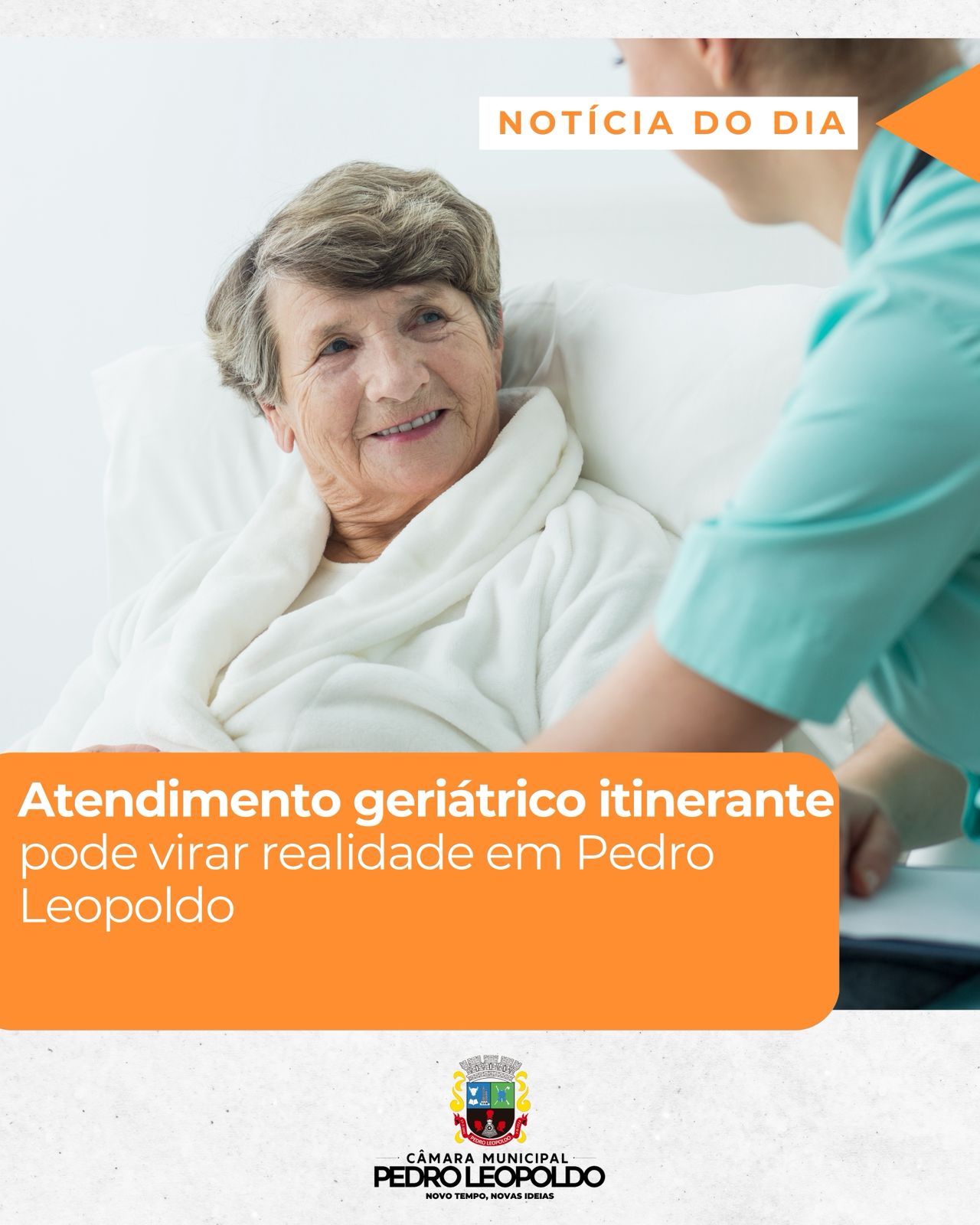 Atendimento geriátrico itinerante pode virar realidade em Pedro Leopoldo