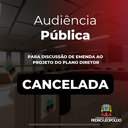 Audiência que discutiria a LDO é cancelada Audiência que discutiria a LDO é cancelada