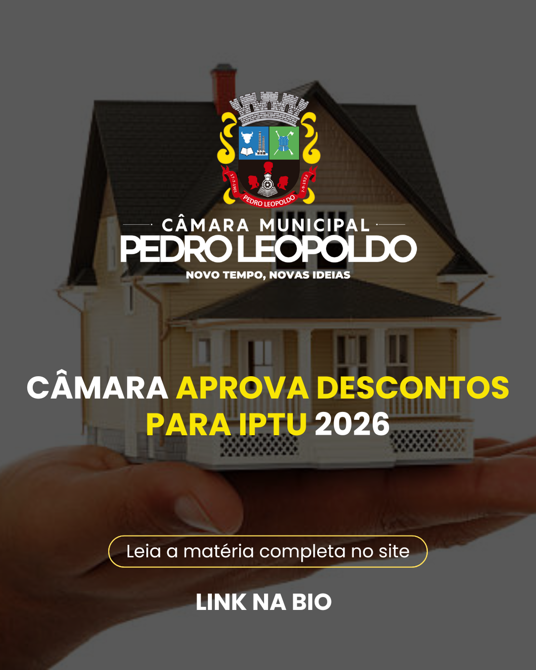 Câmara aprova descontos para IPTU 2026