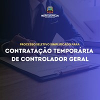 Câmara Municipal de Pedro Leopoldo divulga edital de processo seletivo para Controlador Geral