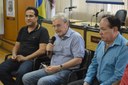 Câmara recebe visita de pré-candidato ao governo e Louro faz solicitações Câmara recebe visita de pré-candidato ao governo e Louro faz solicitações