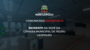  Incidente na Sede da Câmara Municipal de Pedro Leopoldo: Comunicado Oficial