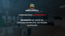 Incidente na Sede da Câmara Municipal de Pedro Leopoldo: Comunicado Oficial Incidente na Sede da Câmara Municipal de Pedro Leopoldo: Comunicado Oficial