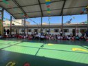 Palestra da campanha semana "Na Mão Certa"  aconteceu hoje na escola Melo Viana