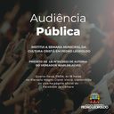 Semana Municipal da Cultura Cristã será pauta de Audiência Pública Semana Municipal da Cultura Cristã será pauta de Audiência Pública