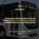 Transporte público gratuito no Enem? Proposta de vereador busca garantir acesso aos estudantes Transporte público gratuito no Enem? Proposta de vereador busca garantir acesso aos estudantes