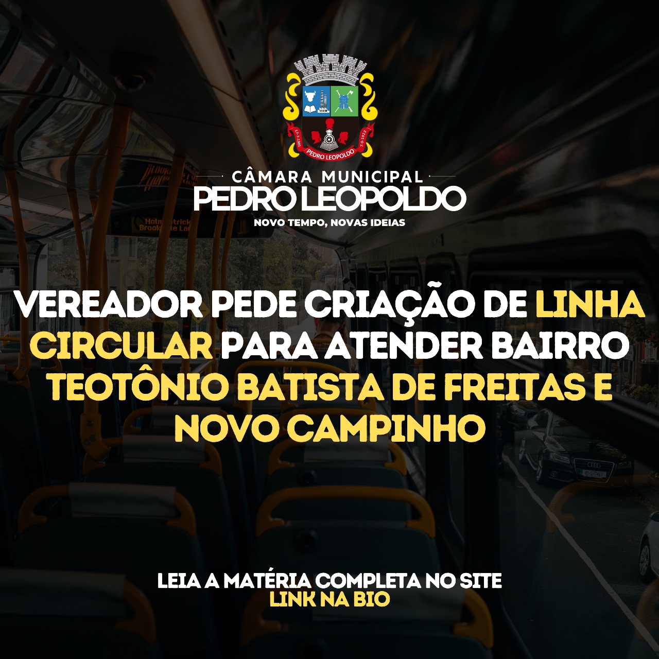 Vereador pede criação de linha circular para atender os bairros Teotônio Batista de Freitas e Novo Campinho