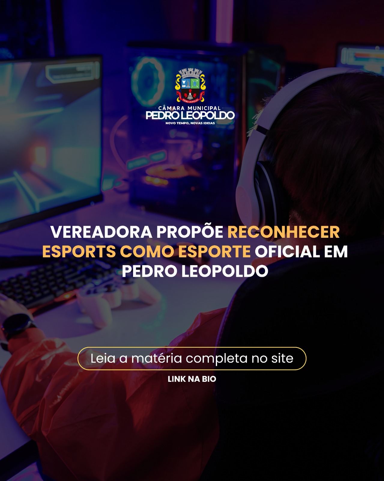 Vereadora propõe reconhecer eSports como esporte oficial em Pedro Leopoldo