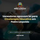 Vereadores aprovam lei para Cinoterapia Educativa em Pedro Leopoldo Vereadores aprovam lei para Cinoterapia Educativa em Pedro Leopoldo
